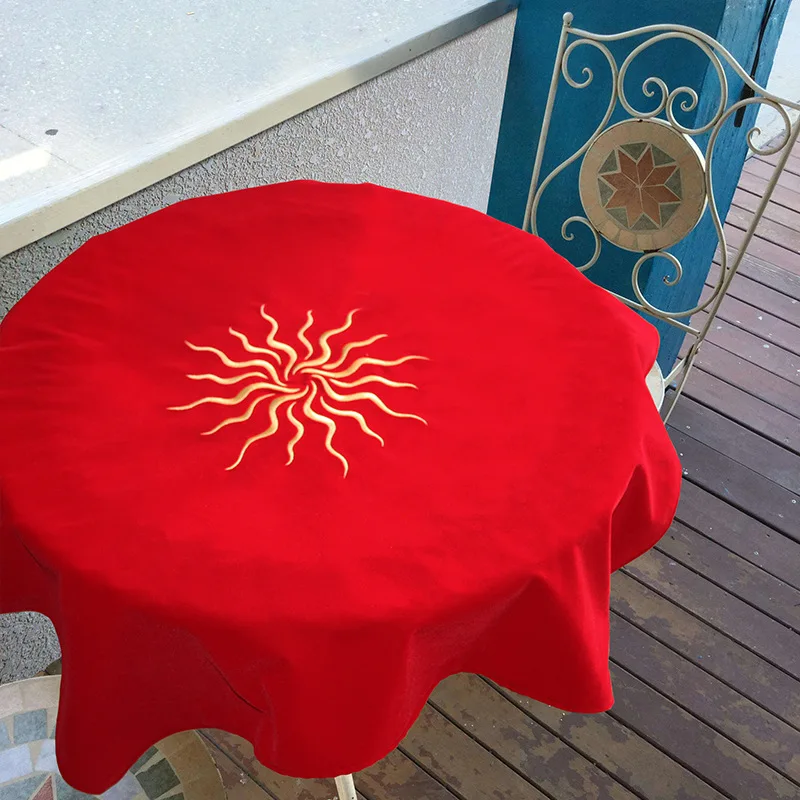 80x80cm 60x60cm Tarot Tablecloth Wicca Sun,pentacle Velvet Tarot Cloth Board Game Play Mat Accessories Embroidery Table Cover
80x80cm 60x60cm Tarot Tablecloth Wicca Sun,pentacle Velvet Tarot Cloth Board Game Play Mat Accessories Embroidery Table Cover
