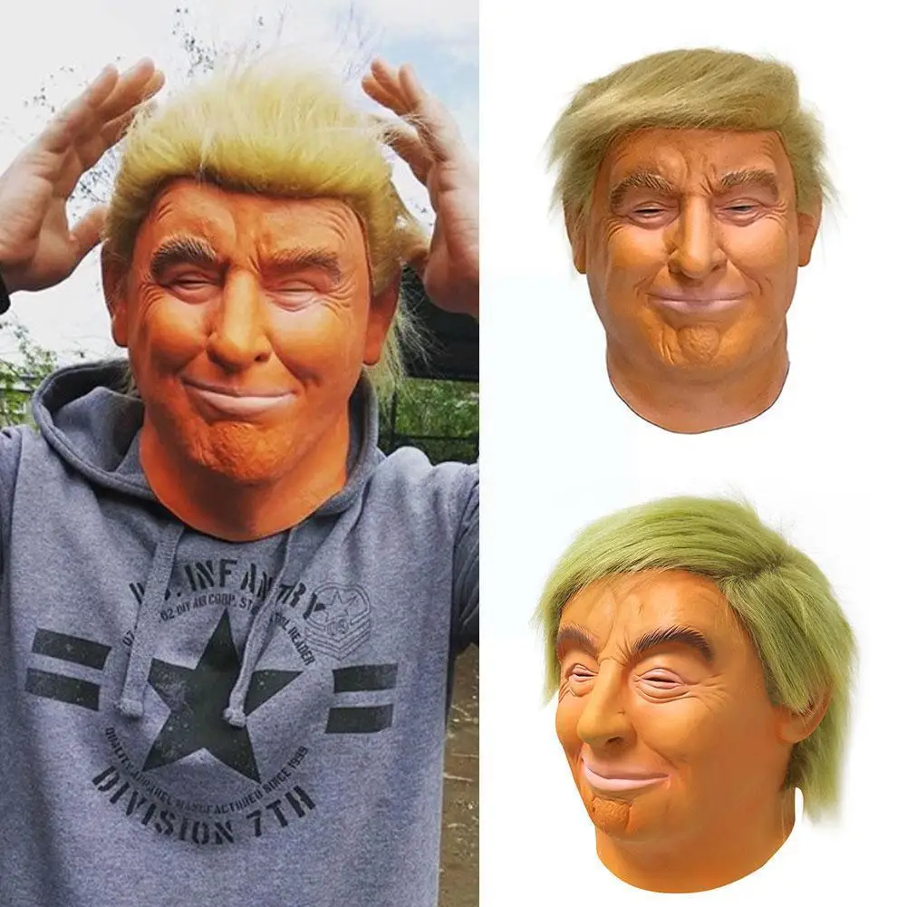 Маски Трампа, специальная ролевая игра, фотомаски, модные тематические принадлежности для вечевечерние G1T5
Маски Трампа, специальная ролевая игра, фотомаски, модные тематические принадлежности для вечевечерние G1T5