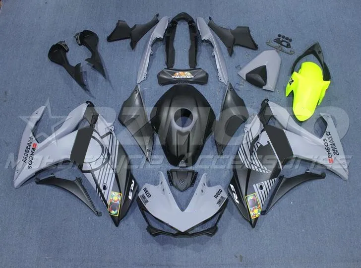 Комплект обтекателей из АБС-пластика высокого качества, подходит для YAMAHA YZF- R3 R25 2015 2016 2017 2018 15 16 17 18, комплект обтекателей матового цвета
Комплект обтекателей из АБС-пластика высокого качества, подходит для YAMAHA YZF- R3 R25 2015 2016 2017 2018 15 16 17 18, комплект обтекателей матового цвета