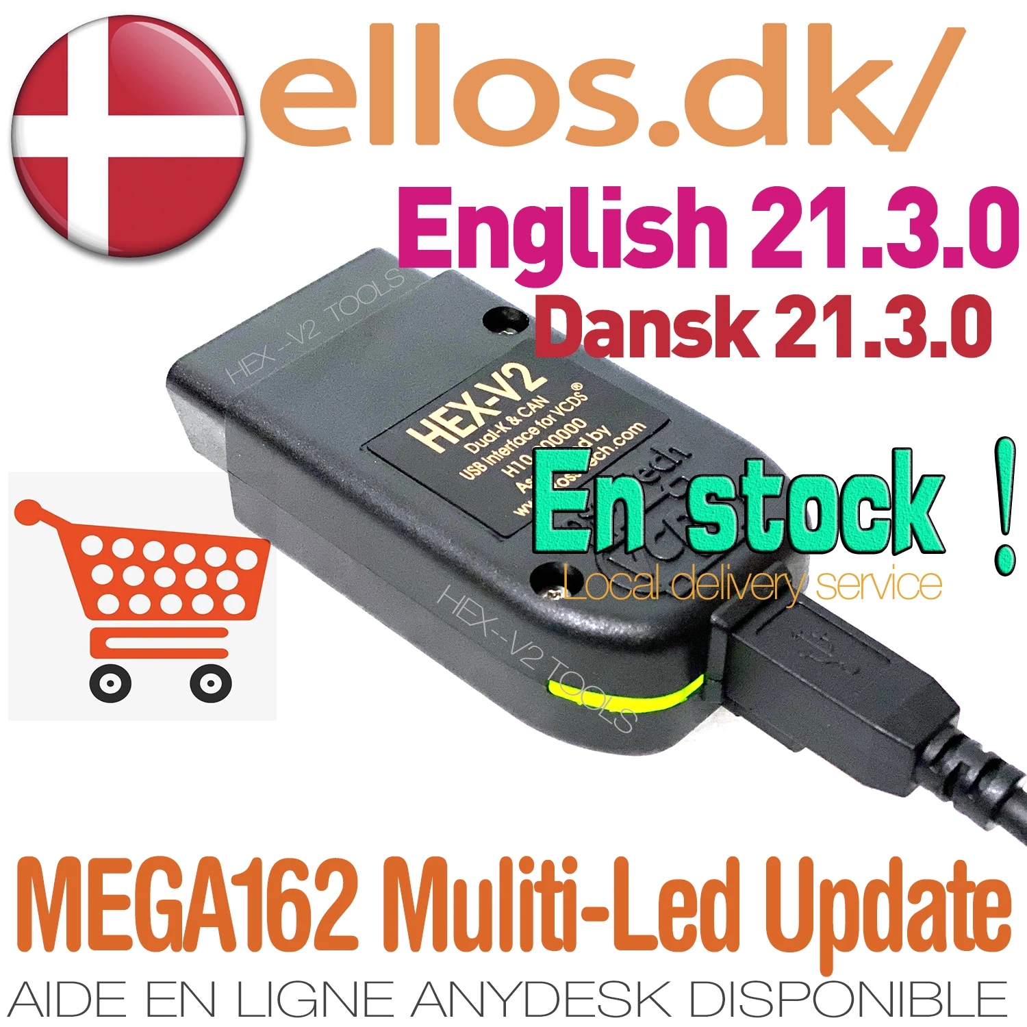 2021 Highest Electric Testers Vagcom Hex-V2 USB Interface FOR VW AUDI Skoda Seat VAG 20.12 Denmark English ATMEGA162+16V8+FT232R
2021 Highest Electric Testers Vagcom Hex-V2 USB Interface FOR VW AUDI Skoda Seat VAG 20.12 Denmark English ATMEGA162+16V8+FT232R