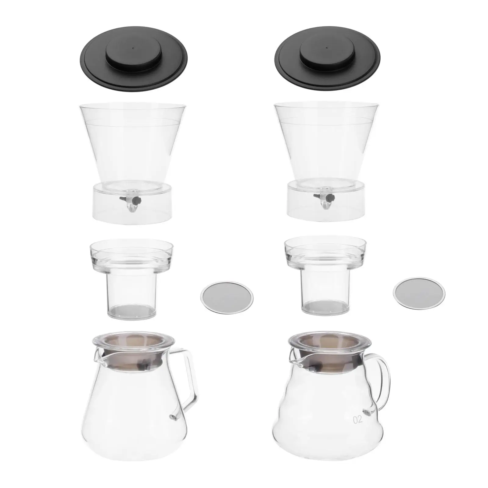 Ice Drip Coffee Pot Coffee Dripper Pour Over Maker Pot with Filter Portable
Ice Drip Coffee Pot Coffee Dripper Pour Over Maker Pot with Filter Portable