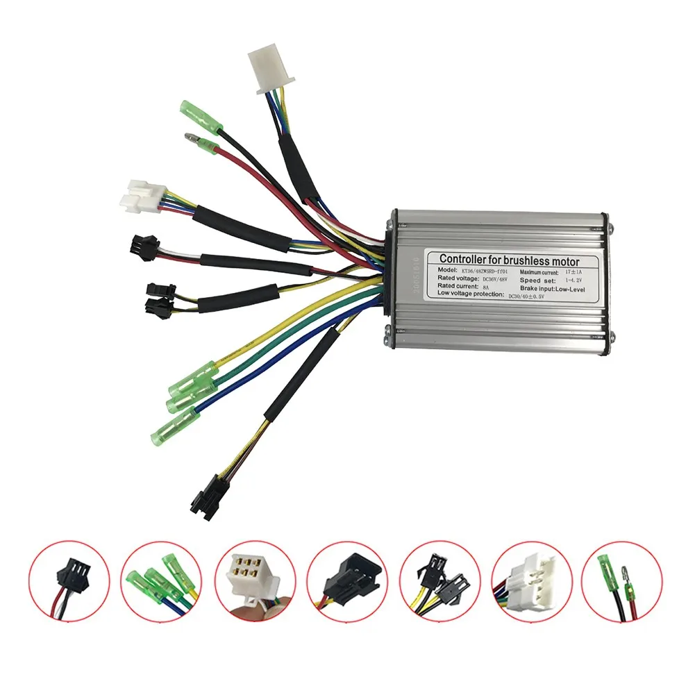 E-Bike KT 36V/48V 350W 17A SM Controller+LCD3 Display+Sensor+Thumb Throttle Combination Packages
E-Bike KT 36V/48V 350W 17A SM Controller+LCD3 Display+Sensor+Thumb Throttle Combination Packages