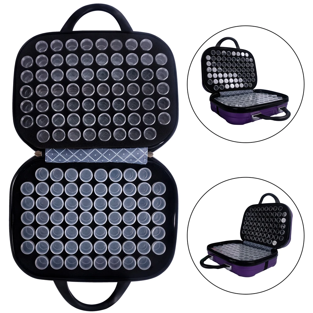 MACTING Wholesale Hard Shell Big Display Essential Carrying Case For Diamond Painting Tool Box Oils Nail Carry Case
MACTING Wholesale Hard Shell Big Display Essential Carrying Case For Diamond Painting Tool Box Oils Nail Carry Case