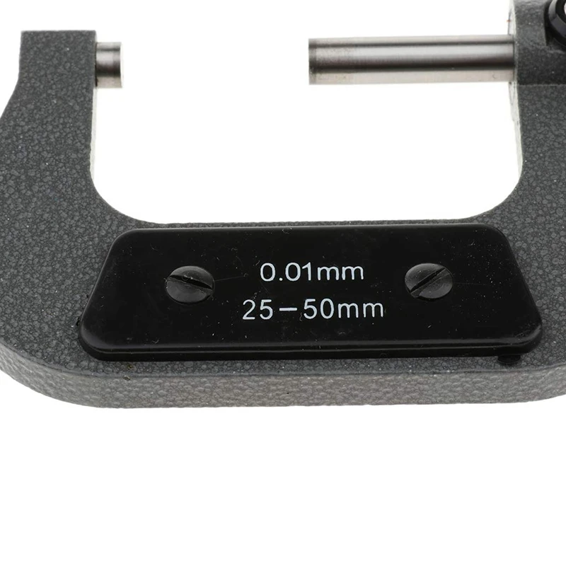 Mechanical Micrometer 25-50mm Range 0.01mm Resolution High Precision Outside Micrometer Industrial Tool
Mechanical Micrometer 25-50mm Range 0.01mm Resolution High Precision Outside Micrometer Industrial Tool
