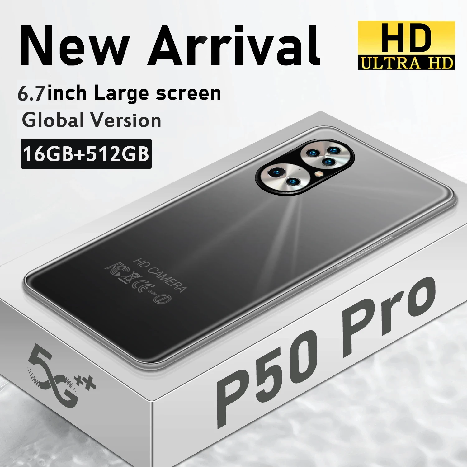 Global Version P50 Pro Smartphones Android10.0 Mobile Phones 6.7 HDinch 16GB+512GB Smart Phone 4G/5G Dual Card Cellphones
Global Version P50 Pro Smartphones Android10.0 Mobile Phones 6.7 HDinch 16GB+512GB Smart Phone 4G/5G Dual Card Cellphones