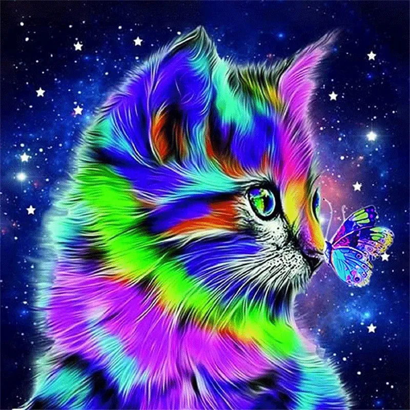 Full Round Drill 5D DIY Diamond Painting "Cat Butterfly" 3D Embroidery Cross Stitch 5D Home Decor Gift
Full Round Drill 5D DIY Diamond Painting "Cat Butterfly" 3D Embroidery Cross Stitch 5D Home Decor Gift