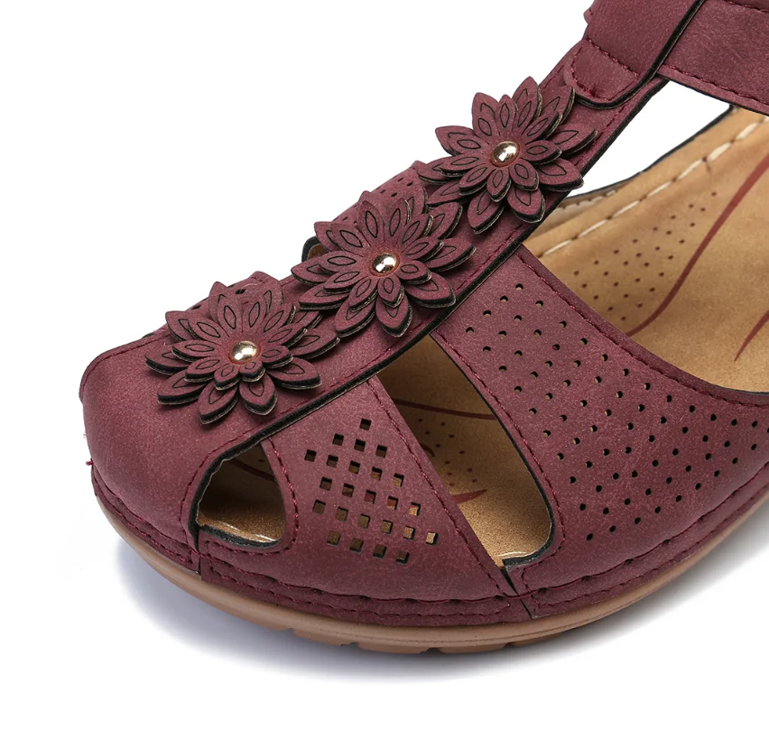 Summer Sandals Woman Shoes Comfortable Floral Ankle Hollow Round Toe Out Sandals Soft Bottom Sole Shoes Zapatos De Mujer 2020
Summer Sandals Woman Shoes Comfortable Floral Ankle Hollow Round Toe Out Sandals Soft Bottom Sole Shoes Zapatos De Mujer 2020