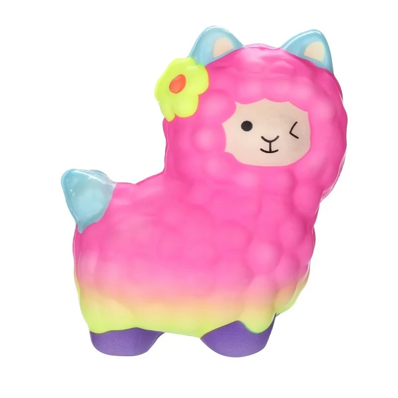 

Cute Squishies Squeeze Toy Antistress Sheep Alpaca Squishy Super Slow Rising Scented Stress Reliever Toys Baby Kids Gift 12*10CM
