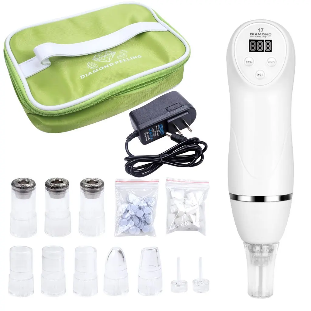 Potable Diamond Dermabrasion Skin Peeling Face Suction Blackhead Acne Wrinkle Remover face clean facial Pore Cleaner equipment
Potable Diamond Dermabrasion Skin Peeling Face Suction Blackhead Acne Wrinkle Remover face clean facial Pore Cleaner equipment