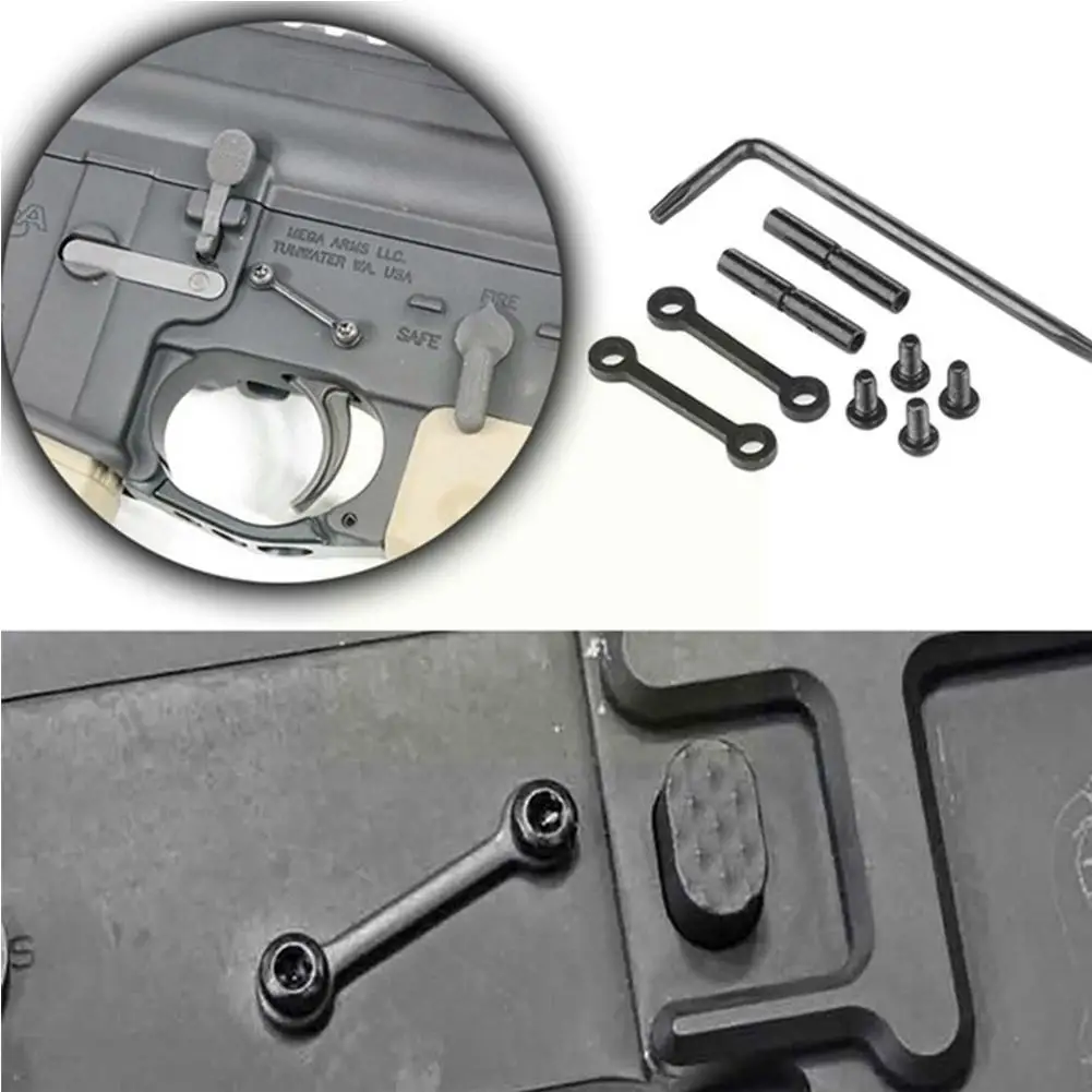 Black Oxide .154" Anti Walk Pins 2 Side Plates Walk Hunting Gun Trigger Anti Pins Accessories Hammer All Steel J4h2
Black Oxide .154" Anti Walk Pins 2 Side Plates Walk Hunting Gun Trigger Anti Pins Accessories Hammer All Steel J4h2