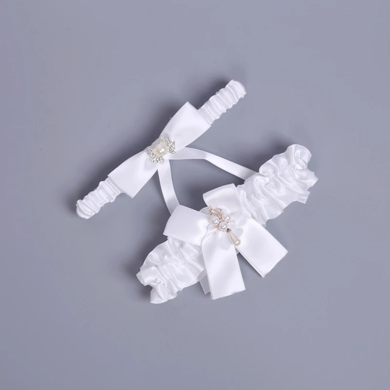 Wedding Garters Set Bride Keepsake Garters Satin Bowknot Pearl Crystal Bridal Garter Belt Toss Set For Women/Female Leg Garter
Wedding Garters Set Bride Keepsake Garters Satin Bowknot Pearl Crystal Bridal Garter Belt Toss Set For Women/Female Leg Garter
