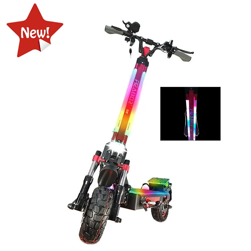 2021 Newest Design Electric Scooter Dual Motors 2400w 52v Electric Kick Scooter with Removable Seat
2021 Newest Design Electric Scooter Dual Motors 2400w 52v Electric Kick Scooter with Removable Seat