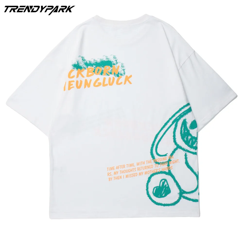 Men's T-shirt 2021 New Summer Short Sleeve Cartoon Tee Hip Hop Oversized Cotton Casual Harajuku Streetwear Top Tshirts Clothing
Men's T-shirt 2021 New Summer Short Sleeve Cartoon Tee Hip Hop Oversized Cotton Casual Harajuku Streetwear Top Tshirts Clothing