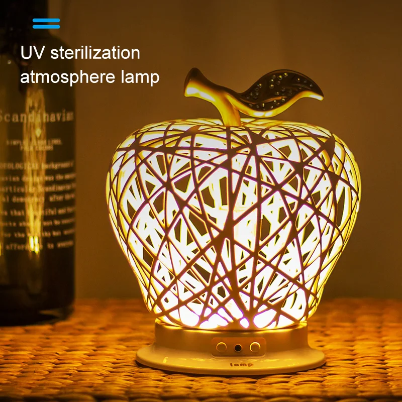 Apples Shape Hollow Art Modeling UV Sterilization Lamp USB LED Night Light with Remote Household PAK55
Apples Shape Hollow Art Modeling UV Sterilization Lamp USB LED Night Light with Remote Household PAK55