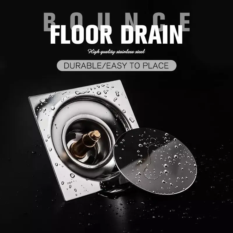 Brass Bounce Floor Drain Square Pop Up Floor Drain Bathroom Cover Shower Room Push Down Drain Plug Anti-Odor Bath Shower Drain
Brass Bounce Floor Drain Square Pop Up Floor Drain Bathroom Cover Shower Room Push Down Drain Plug Anti-Odor Bath Shower Drain