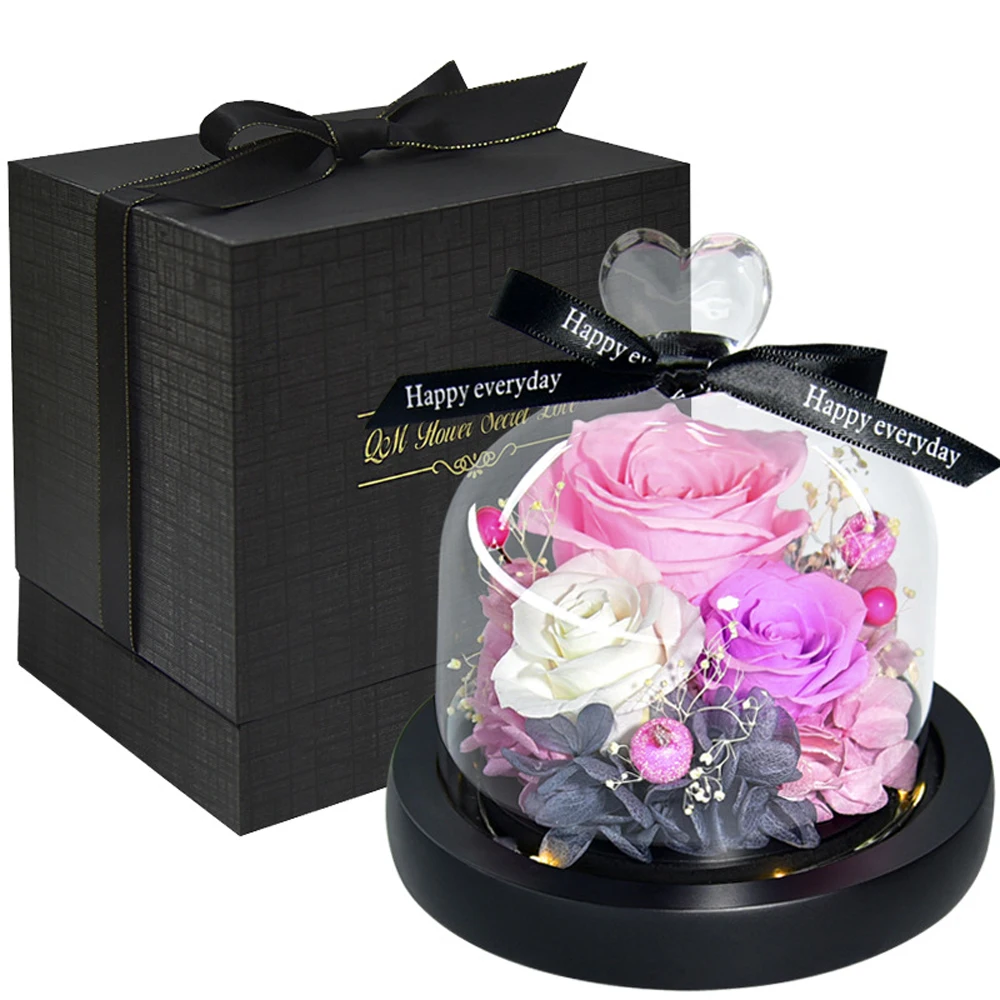 Beauty and the Beast Rose on the LED glass dome Rose Valentine's Day Special romantic gift for Mother's Day
Beauty and the Beast Rose on the LED glass dome Rose Valentine's Day Special romantic gift for Mother's Day