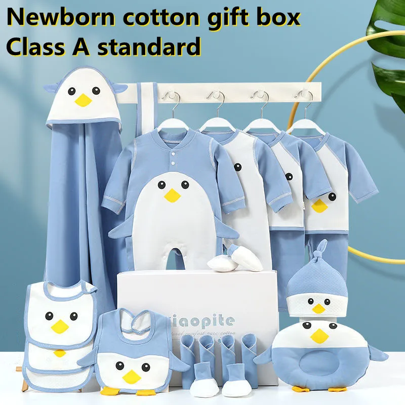 Newborn Suit Four Seasons Baby Cartoon Printing Soft Cotton Comfortable Breathable Casual Full Moon Clothes Without Box XB204
Newborn Suit Four Seasons Baby Cartoon Printing Soft Cotton Comfortable Breathable Casual Full Moon Clothes Without Box XB204