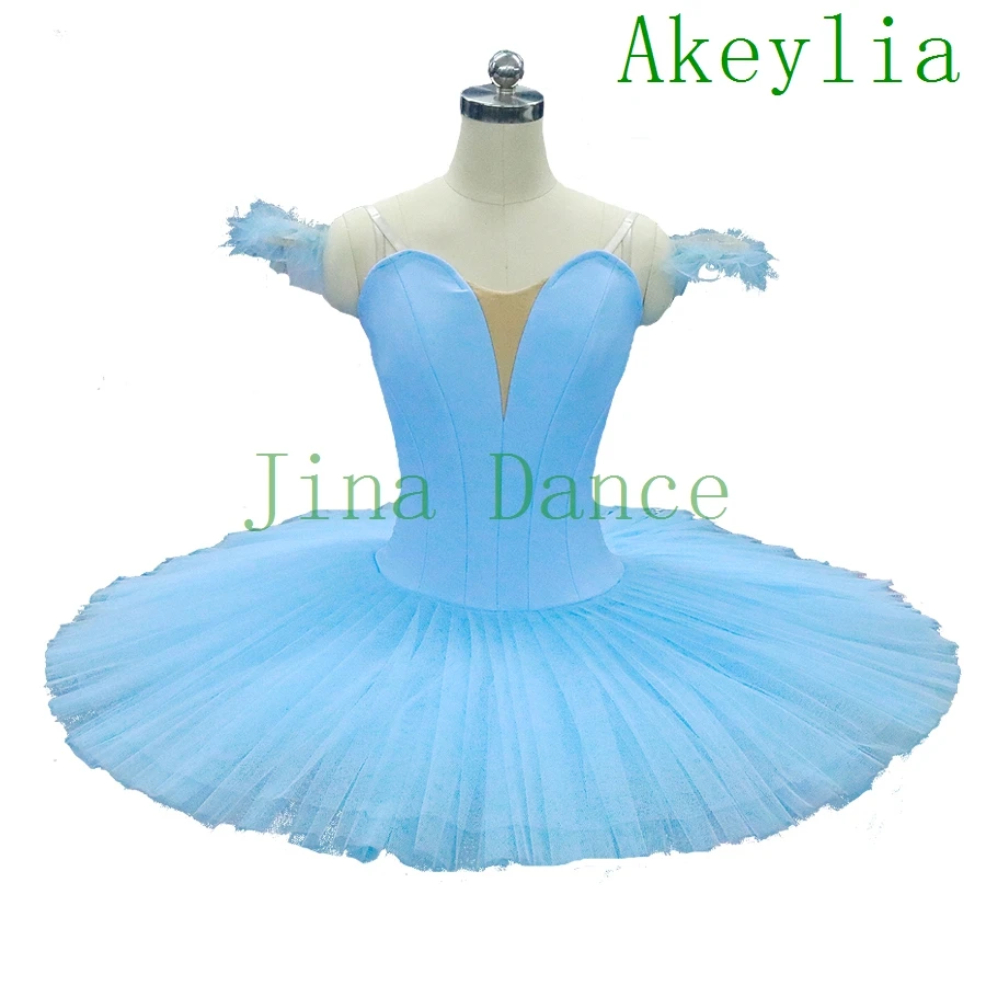 Фото Без украшения пачка синяя птица классический балетный костюм для женщин шоу
