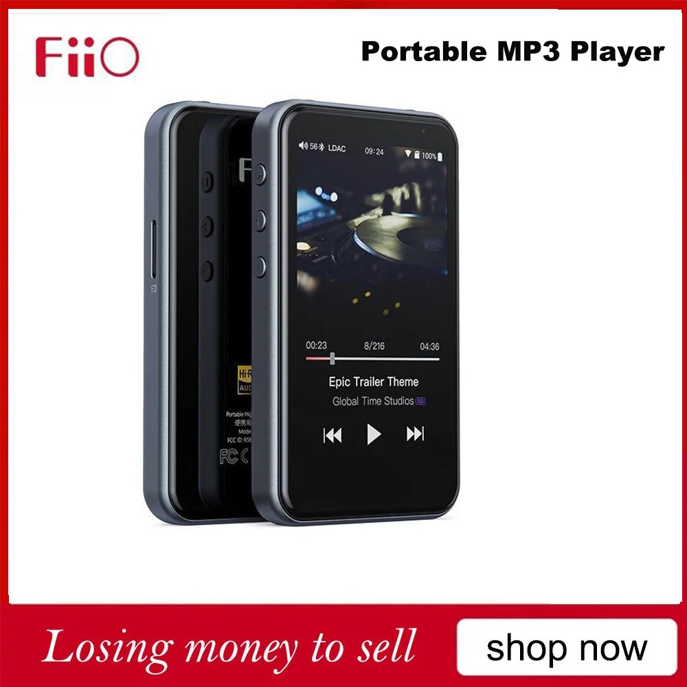 

Used FiiO M6 Hi-Res HiFi Music Player Bluetooth Portable MP3 Player Based Android Support aptX HD LDAC USB DAC DSD WiFi Air Play