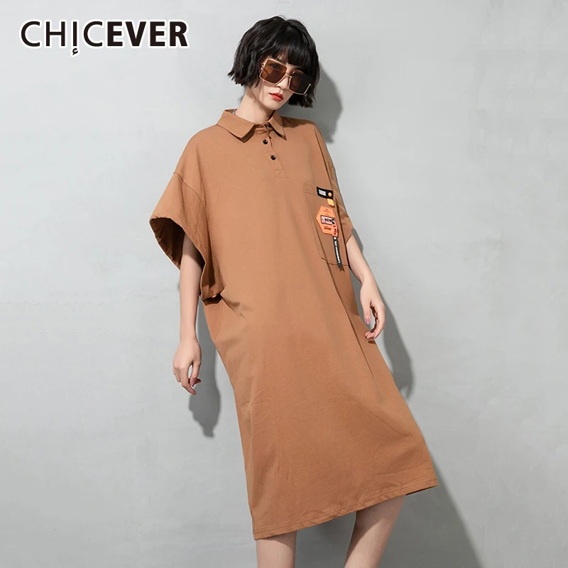 CHICEVER, черное лоскутное платье для женщин, воротник с лацканами, короткий рукав, свободное, хит, цвет, Платья До Колена, женская одежда, новинк...
CHICEVER, черное лоскутное платье для женщин, воротник с лацканами, короткий рукав, свободное, хит, цвет, Платья До Колена, женская одежда, новинк...