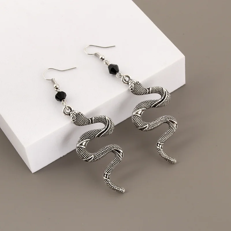 Women Egyptian Jewelry Gothic Snake Cobra Dangle Earrings Personality For Party Long Sagging Serpent Eardrop Gift
Women Egyptian Jewelry Gothic Snake Cobra Dangle Earrings Personality For Party Long Sagging Serpent Eardrop Gift