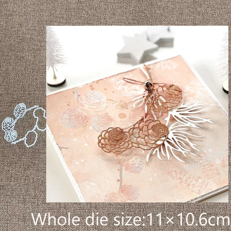 New Design Craft Metal stencil mold Cutting Die Pine cones decoration scrapbook die cuts Album Paper Card Craft Embossing
New Design Craft Metal stencil mold Cutting Die Pine cones decoration scrapbook die cuts Album Paper Card Craft Embossing