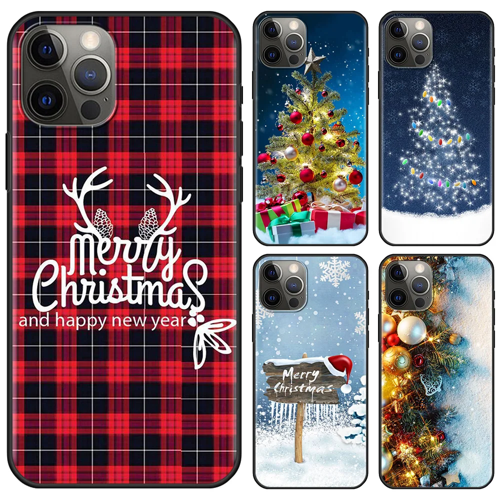 Merry Christmas Tree SnowFlakes Phone Case For iPhone 11 7 8 Plus X XR XS 12pro MAX 12mini SE 2020 Back Cover Funda Shell Capa
Merry Christmas Tree SnowFlakes Phone Case For iPhone 11 7 8 Plus X XR XS 12pro MAX 12mini SE 2020 Back Cover Funda Shell Capa
