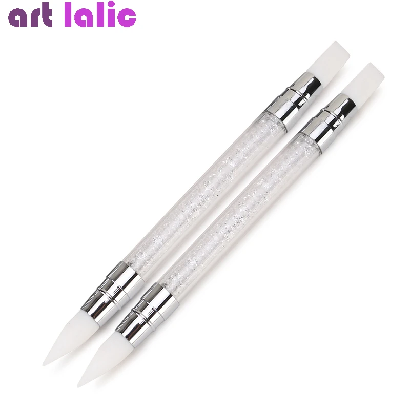 Dual-ended 2 Ways Nail Art Silicone Sculpture Pen 3D Carving DIY Glitter Powder Liquid Manicure Dotting Brush Nail Tips Tool
Dual-ended 2 Ways Nail Art Silicone Sculpture Pen 3D Carving DIY Glitter Powder Liquid Manicure Dotting Brush Nail Tips Tool