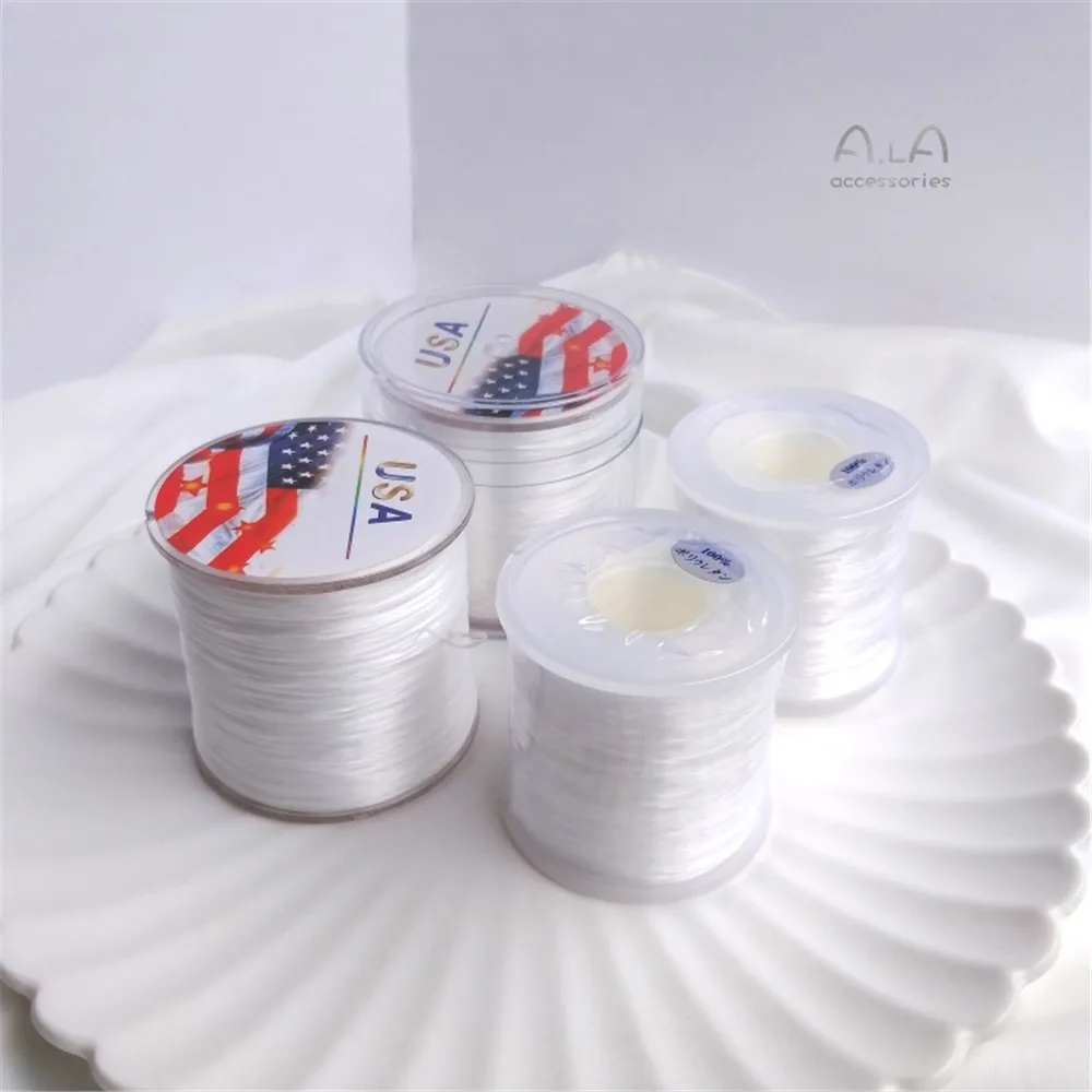 Высококлассная импортная плоская шелковая эластичная веревка из США и Японии, прочная и износостойкая жемчужная веревка, браслет, Хрустальная веревка
Высококлассная импортная плоская шелковая эластичная веревка из США и Японии, прочная и износостойкая жемчужная веревка, браслет, Хрустальная веревка