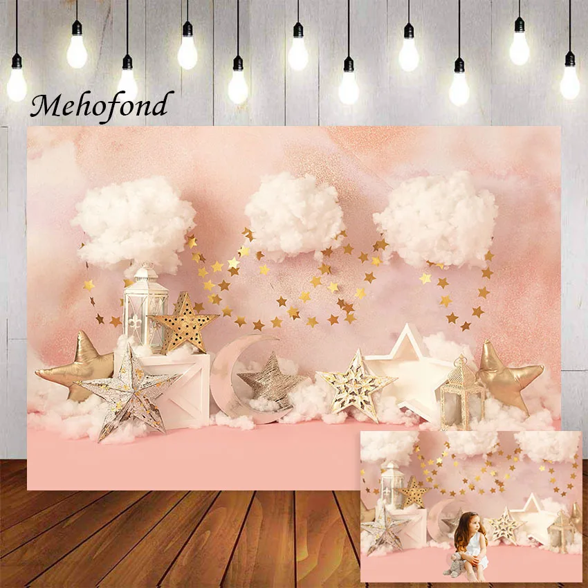 Mehofond Photography Background White Cloud Girl Princess Birthday Shiny Stars Moon Baby Shower Bortrait Backdrop Photo Studio
Mehofond Photography Background White Cloud Girl Princess Birthday Shiny Stars Moon Baby Shower Bortrait Backdrop Photo Studio