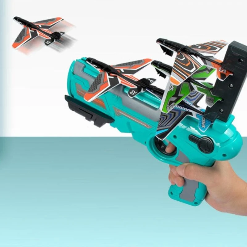 Foam Catapult Airplane Children Outdoor Toy Boy Hand Throwing Launcher Glider Model 1set Bubble Catapult Plane Aircraft Game Toy
Foam Catapult Airplane Children Outdoor Toy Boy Hand Throwing Launcher Glider Model 1set Bubble Catapult Plane Aircraft Game Toy