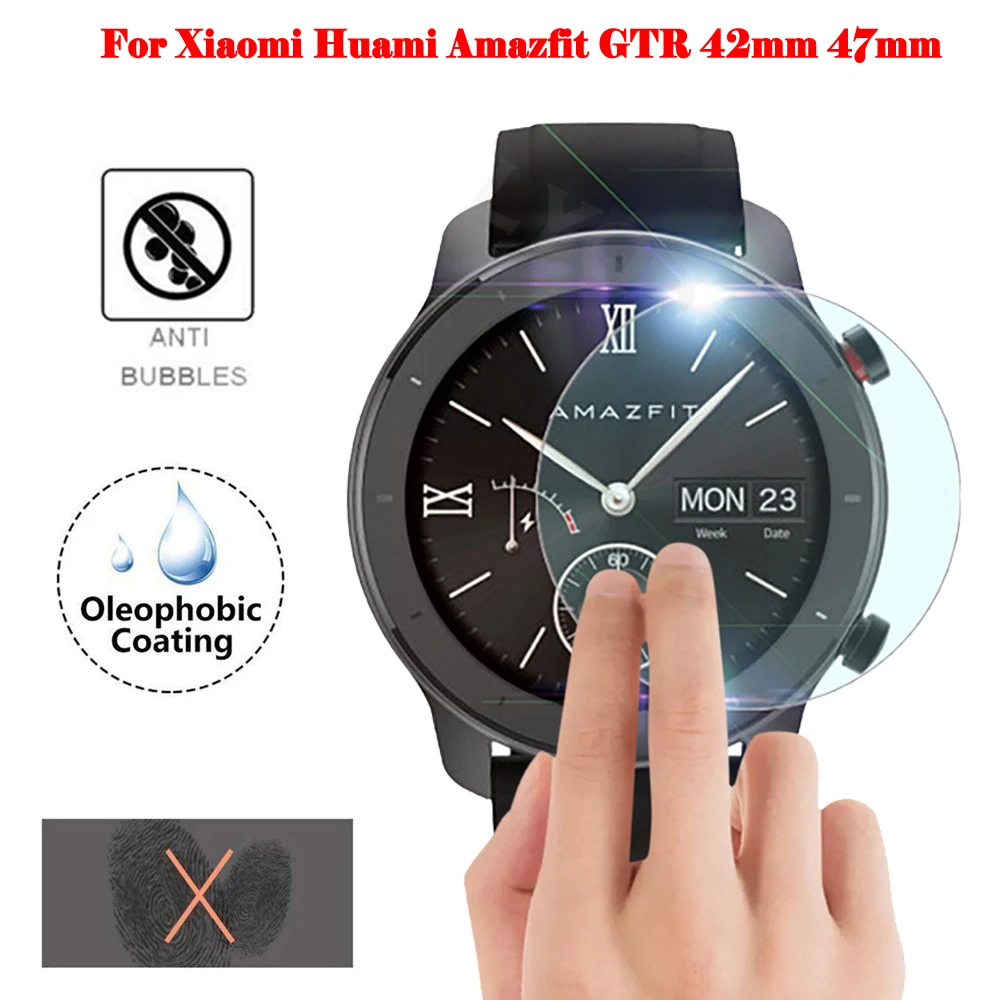 Tempered Glass Protective Film For Xiaomi Huami Amazfit GTR 42mm 47mm Smart Watch HD Full Screen Protector Film Accessories
Tempered Glass Protective Film For Xiaomi Huami Amazfit GTR 42mm 47mm Smart Watch HD Full Screen Protector Film Accessories