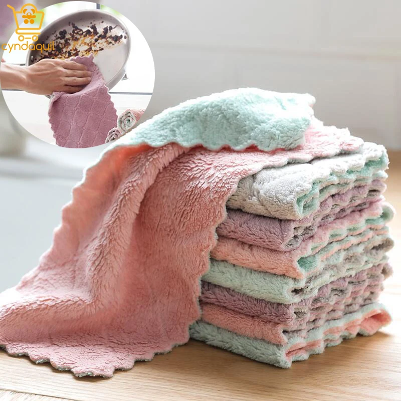 Double-layer Microfiber Kitchen Towel Cloth Microfiber Automotive Cleaning Flannel Hydrophilic Cloths Domestic Cleaning Tools
Double-layer Microfiber Kitchen Towel Cloth Microfiber Automotive Cleaning Flannel Hydrophilic Cloths Domestic Cleaning Tools