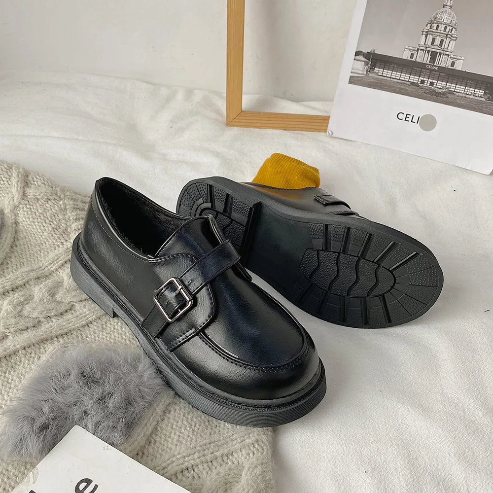British Small Leather Shoes Women 2021 New Shoes A Pedal Retro Single Shoes Casual Flat Women's Shoes
British Small Leather Shoes Women 2021 New Shoes A Pedal Retro Single Shoes Casual Flat Women's Shoes
