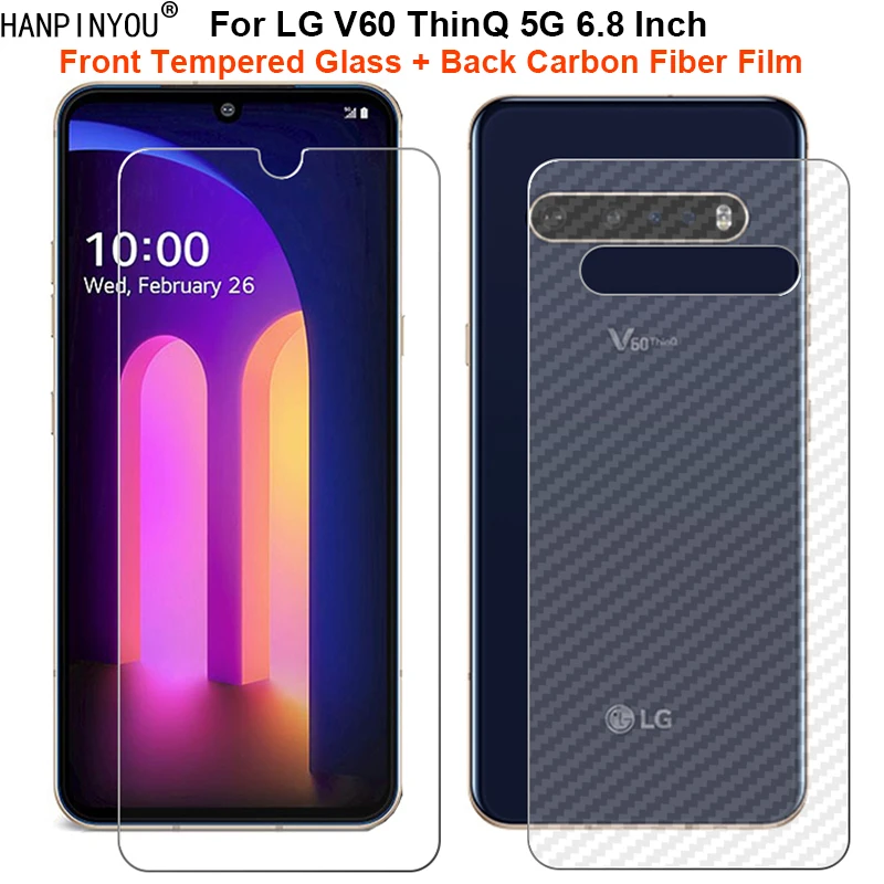 Для LG V60 ThinQ 5G 6,8 "1 комплект = мягкая задняя пленка из углеродного волокна + ультратонкое закаленное стекло для переднего экрана
Для LG V60 ThinQ 5G 6,8 "1 комплект = мягкая задняя пленка из углеродного волокна + ультратонкое закаленное стекло для переднего экрана
