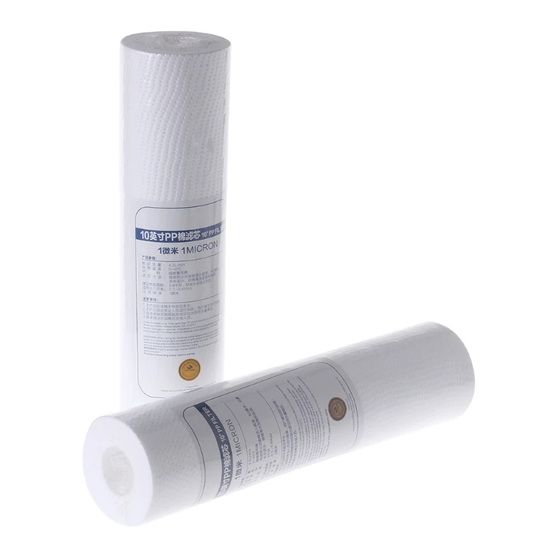 10" Water Purifier PP Filter Cartridge 1 Micron Strainer Sediment Replacement Household Water Purfier Accessories
10" Water Purifier PP Filter Cartridge 1 Micron Strainer Sediment Replacement Household Water Purfier Accessories