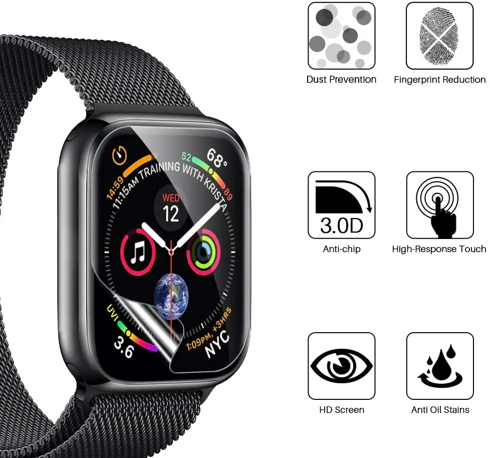 Screen Protector For Apple Watch Series 7 45mm 41mm (Not tempered Glass) HD Protector Apple watch Film
Screen Protector For Apple Watch Series 7 45mm 41mm (Not tempered Glass) HD Protector Apple watch Film