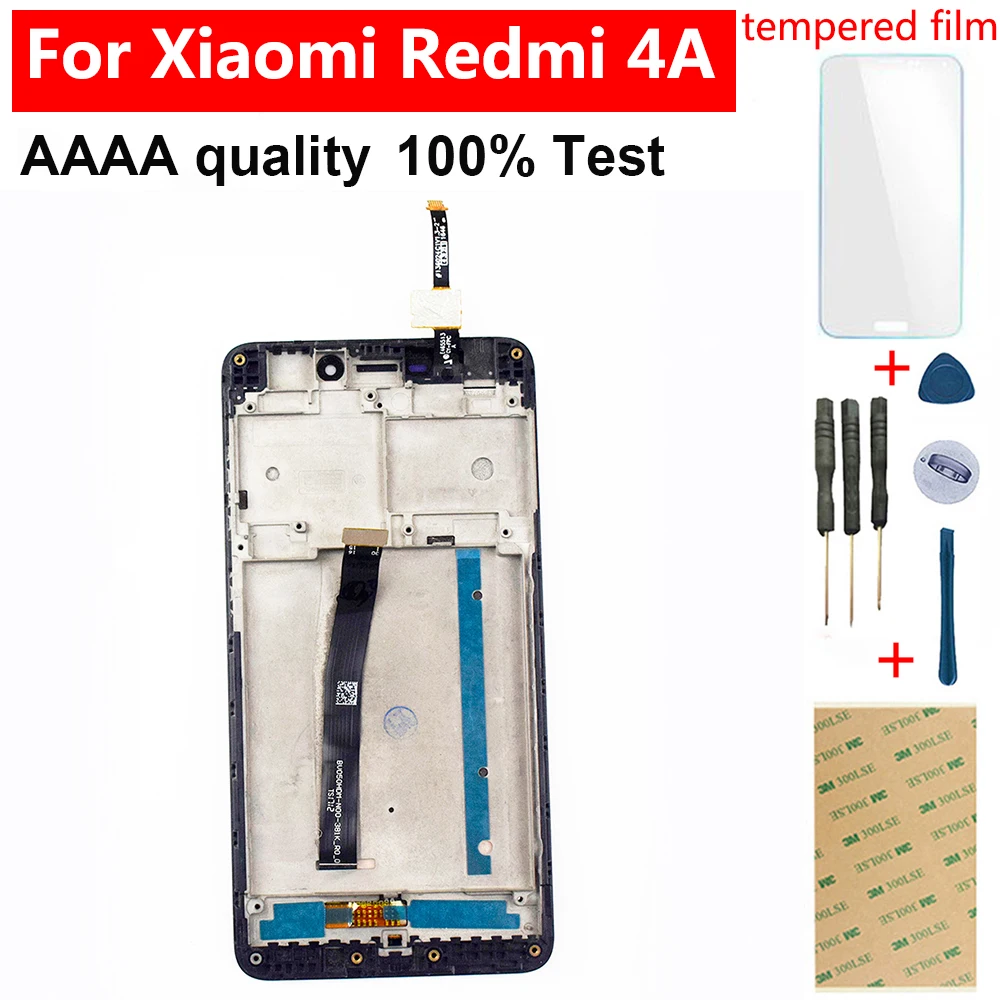 5 0 дюймов для Xiaomi Redmi 4A lcd кодирующий преобразователь сенсорного экрана в сборе