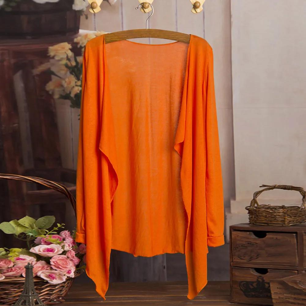 Summer Cover-ups Women's Casual Cardigan Protection Tops Cotton Blended Long Simple Solid Loose Capes Ponchos Thin Lady Cape
Summer Cover-ups Women's Casual Cardigan Protection Tops Cotton Blended Long Simple Solid Loose Capes Ponchos Thin Lady Cape