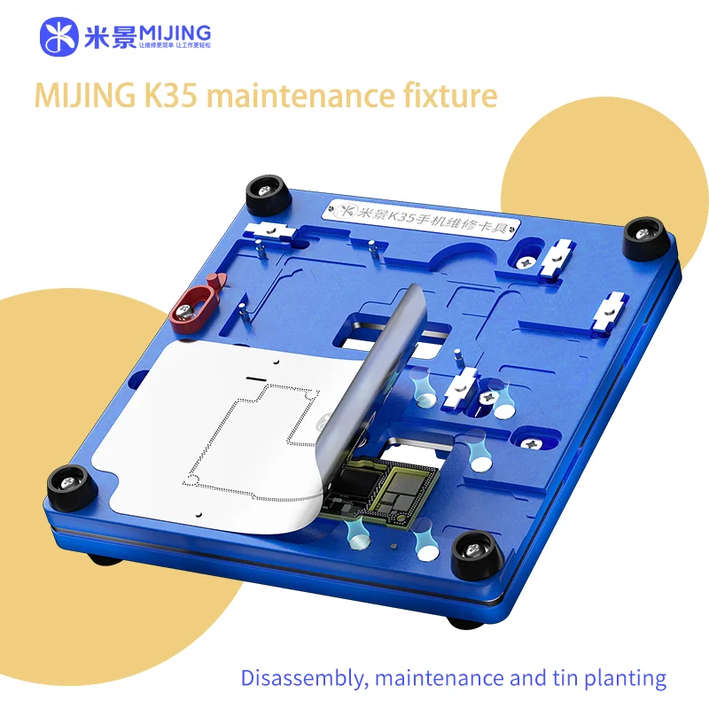 Mijing K35 4 In 1 Motherboard Repair Fixture for iPhone 12 Pro Max Promax Mini Mobile Phone PCB Board IC Chip BGA Repair Holder
Mijing K35 4 In 1 Motherboard Repair Fixture for iPhone 12 Pro Max Promax Mini Mobile Phone PCB Board IC Chip BGA Repair Holder