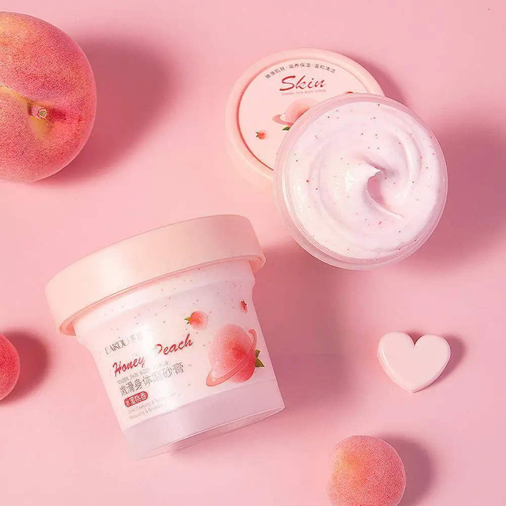 190g Peach Whitening Body Scrub Cream Moisturizing Skin Skin Delicate Deep Cleansing Scrub Exfoliating Smooth F5n5
190g Peach Whitening Body Scrub Cream Moisturizing Skin Skin Delicate Deep Cleansing Scrub Exfoliating Smooth F5n5