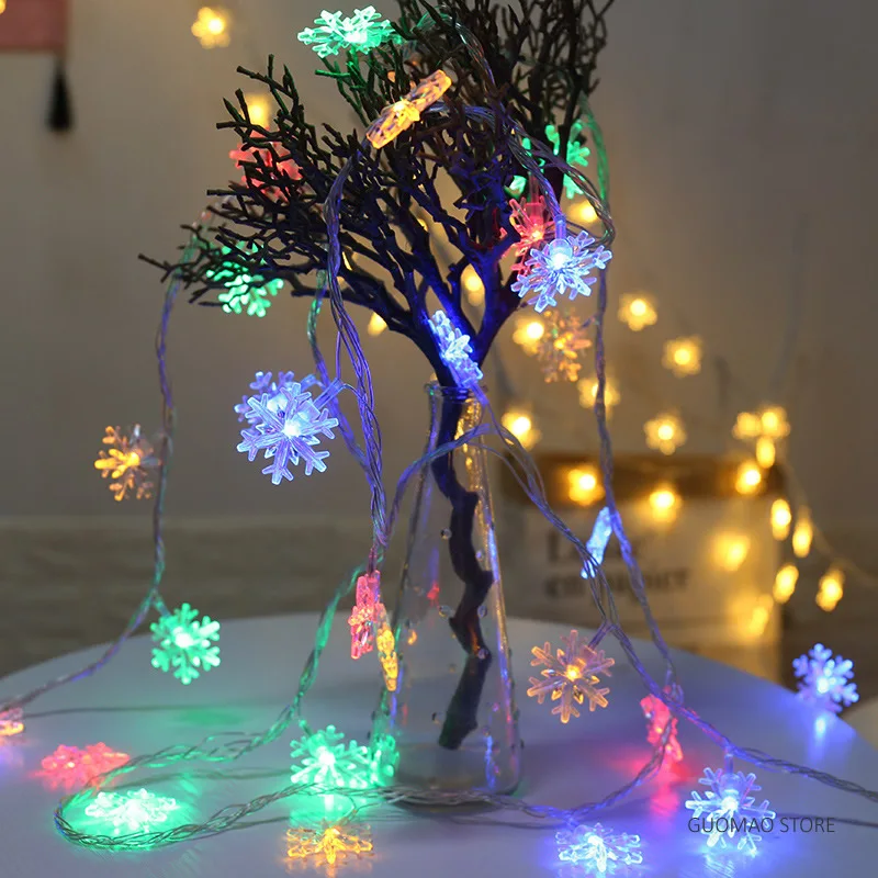 String Lights LED Christmas Tree Ornaments Snowflake Stars Fairy Tale Snowflake Lamp Garden Fence Corridor Christmas Tree Lamp
String Lights LED Christmas Tree Ornaments Snowflake Stars Fairy Tale Snowflake Lamp Garden Fence Corridor Christmas Tree Lamp