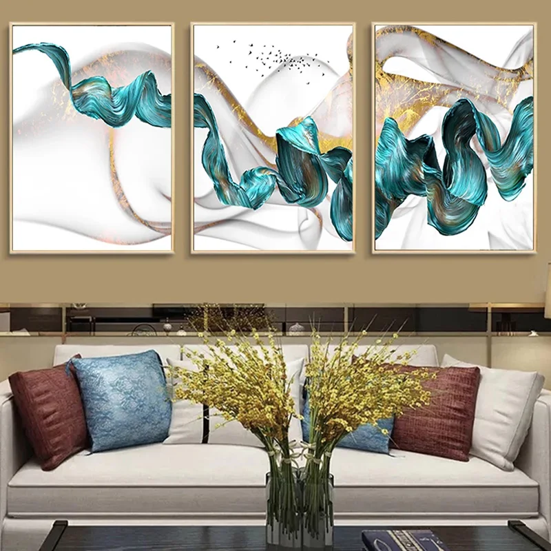 Abstract Gold Classical Luxury Poster Canvas Painting Blue Ribbon Picture Home Decor Wall Art Nordic Print for Living Room Decor
Abstract Gold Classical Luxury Poster Canvas Painting Blue Ribbon Picture Home Decor Wall Art Nordic Print for Living Room Decor
