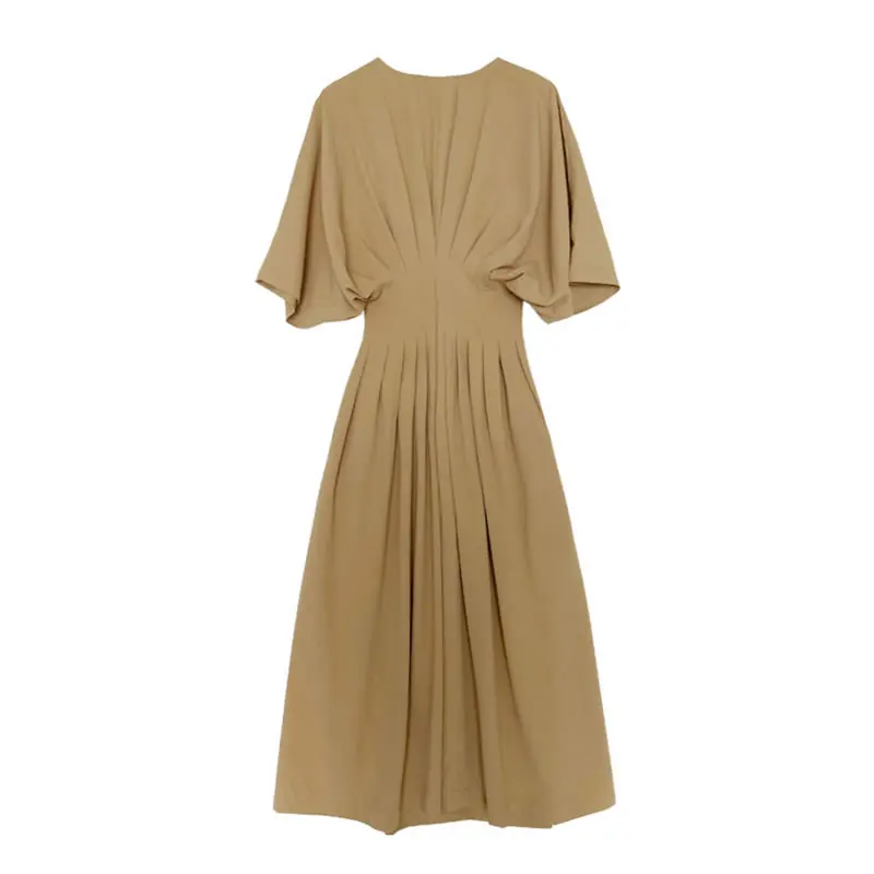 XITAO Draw Back Pleated Patchwork Dress Temperament Chiffon Swing Summer New Mid-length Solid Color Short Sleeve Dress CLL1152
XITAO Draw Back Pleated Patchwork Dress Temperament Chiffon Swing Summer New Mid-length Solid Color Short Sleeve Dress CLL1152