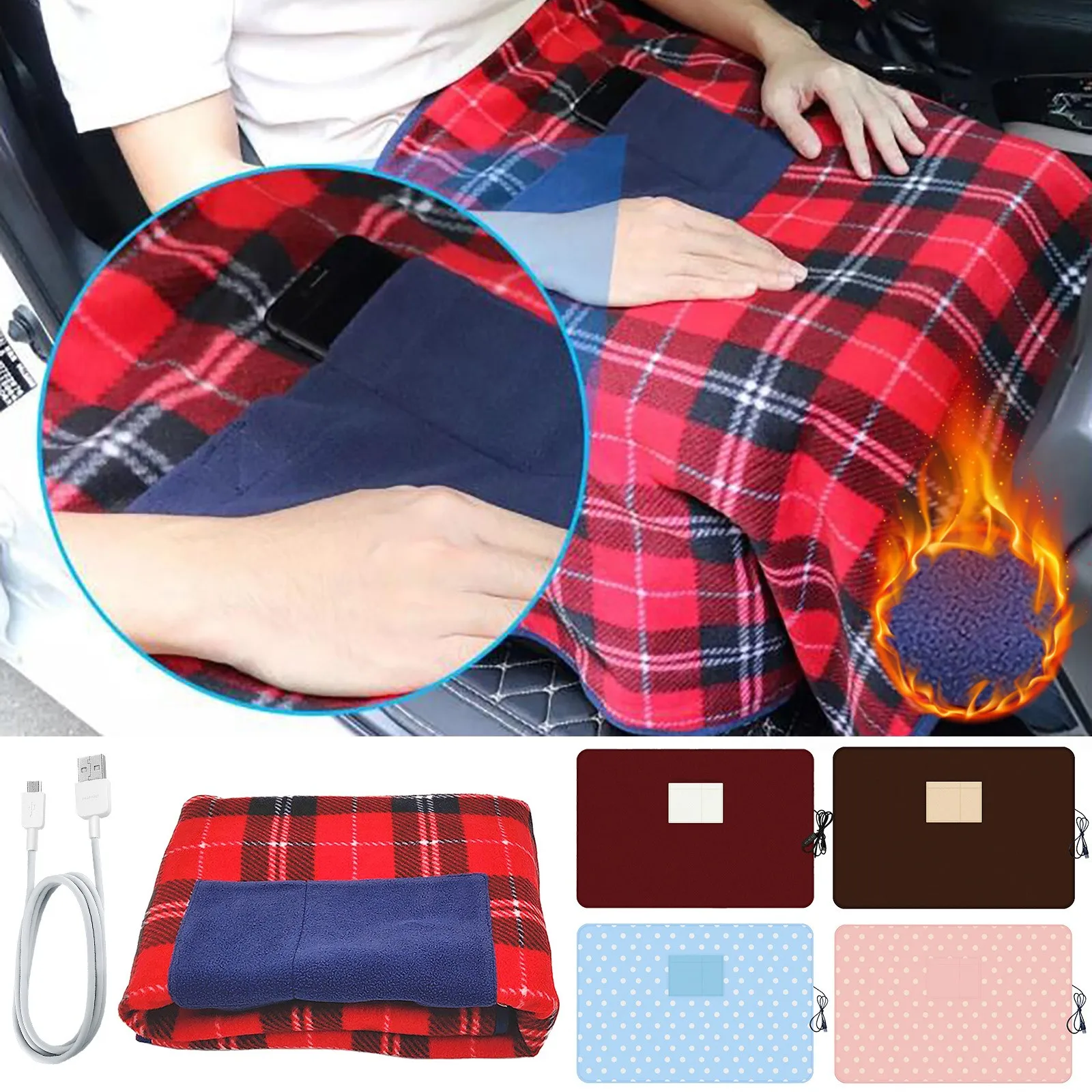 65x88cm Inch Heating Blanket, USB Electric Blanket, Multifunctional Hand Warmer, Knee Pad, Office Lunch Break Heating Blanket
65x88cm Inch Heating Blanket, USB Electric Blanket, Multifunctional Hand Warmer, Knee Pad, Office Lunch Break Heating Blanket