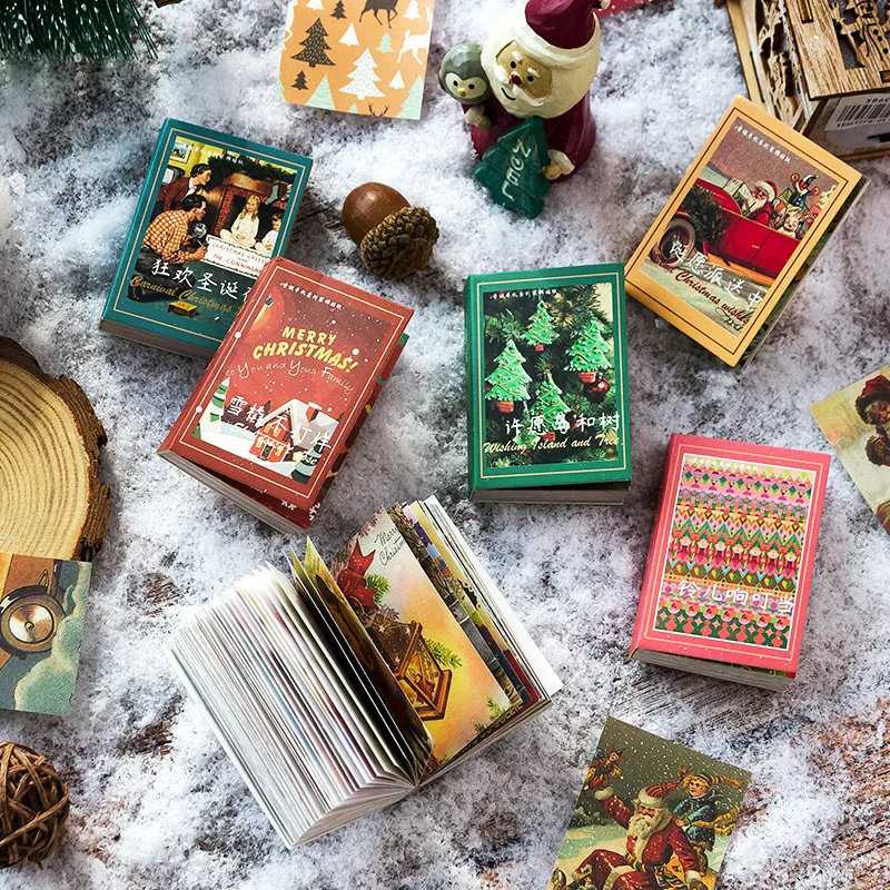 100 Sheets Christmas Party Retro Material Book Memo Pad Message Notes Decorative Stationery Scrapbooking Diary Album Lable
100 Sheets Christmas Party Retro Material Book Memo Pad Message Notes Decorative Stationery Scrapbooking Diary Album Lable