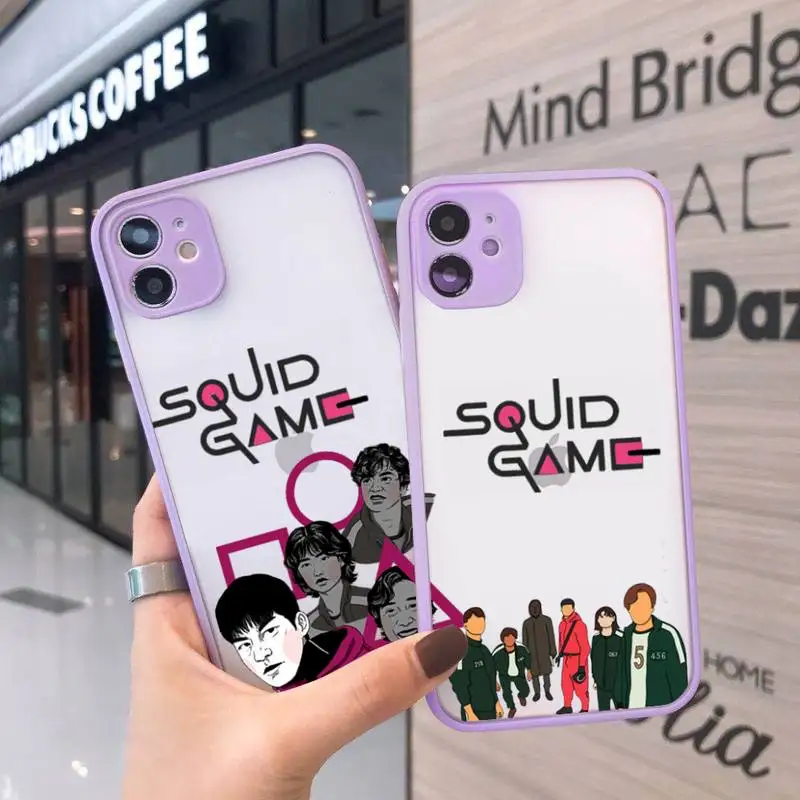 Squid Game 456 horror tv series Phone Case For iPhone 13 12 11 Mini Pro XR XS Max 7 8Plus X Matte transparent hard PC Back Cover
Squid Game 456 horror tv series Phone Case For iPhone 13 12 11 Mini Pro XR XS Max 7 8Plus X Matte transparent hard PC Back Cover