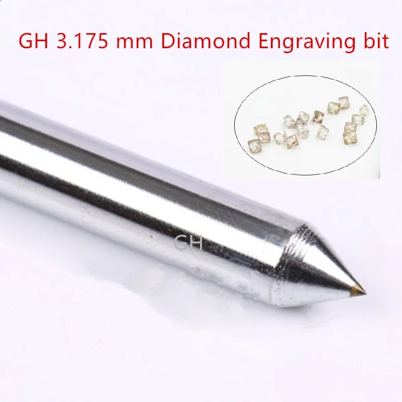 2 шт. 3 175 мм Алмазная ручка точечные гравировальные инструменты гравер фрезерный