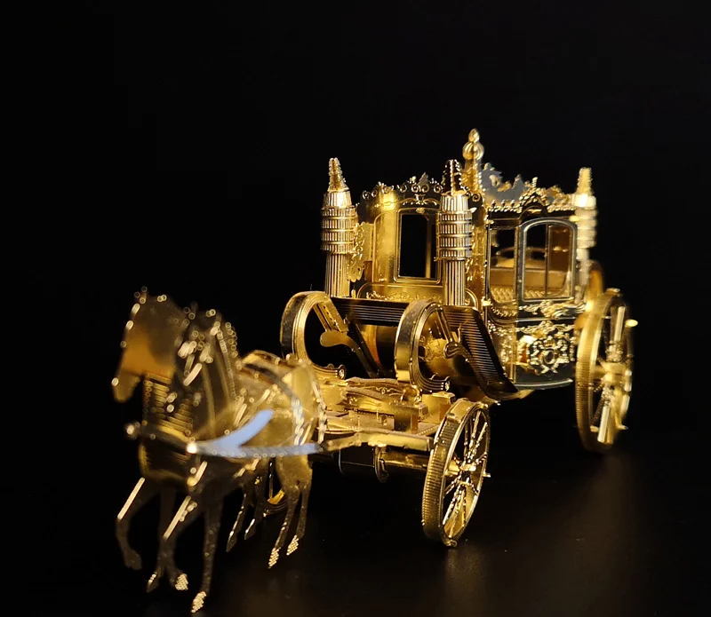 Nanyuan princess royal carriage handmade gift metal assembly model toy 3D puzzle one for friends
Nanyuan princess royal carriage handmade gift metal assembly model toy 3D puzzle one for friends