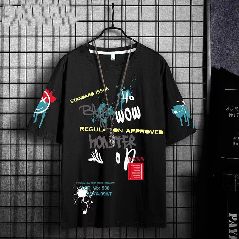 2022 Summer Cotton Men T-Shirt Printing Big Men Short-Sleeved Round Neck Casual Breathable Loose T-Shirt Men
2022 Summer Cotton Men T-Shirt Printing Big Men Short-Sleeved Round Neck Casual Breathable Loose T-Shirt Men